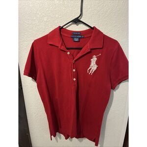 vtg Youth ralph lauren polo Big Pony Beaded Skinny Polo XL Please Look At Size
